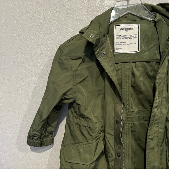 Zadig and Voltair Kids Jessy oversized parka size 6 - Picture 4 of 8